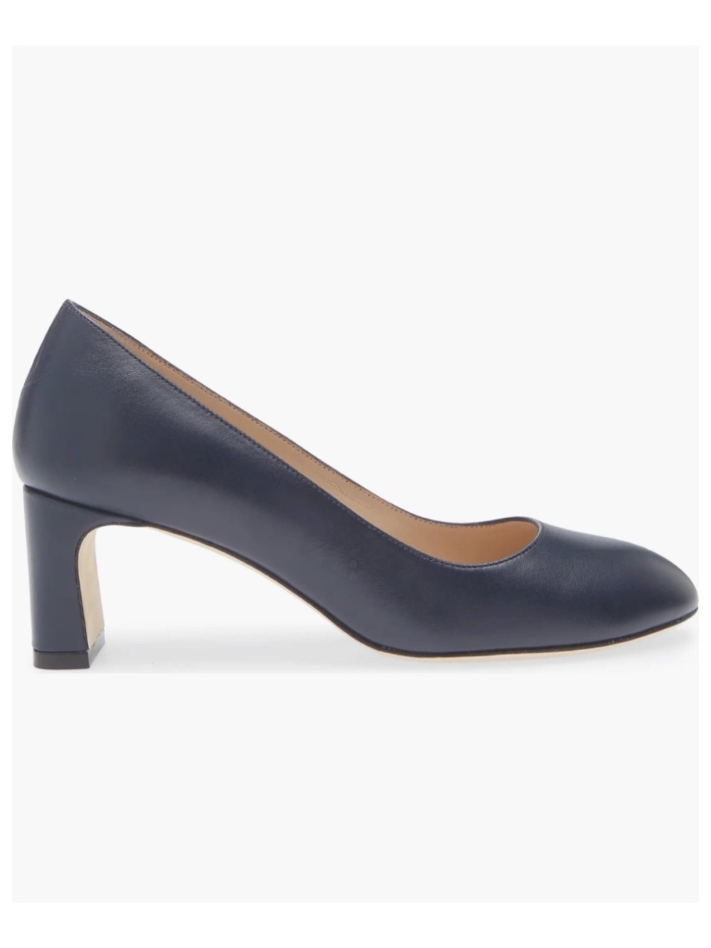 New Stuart Weitzman Babette Pump Blue Leather Sz 7